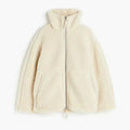 Veste Teddy Femme Zippée – Col Montant