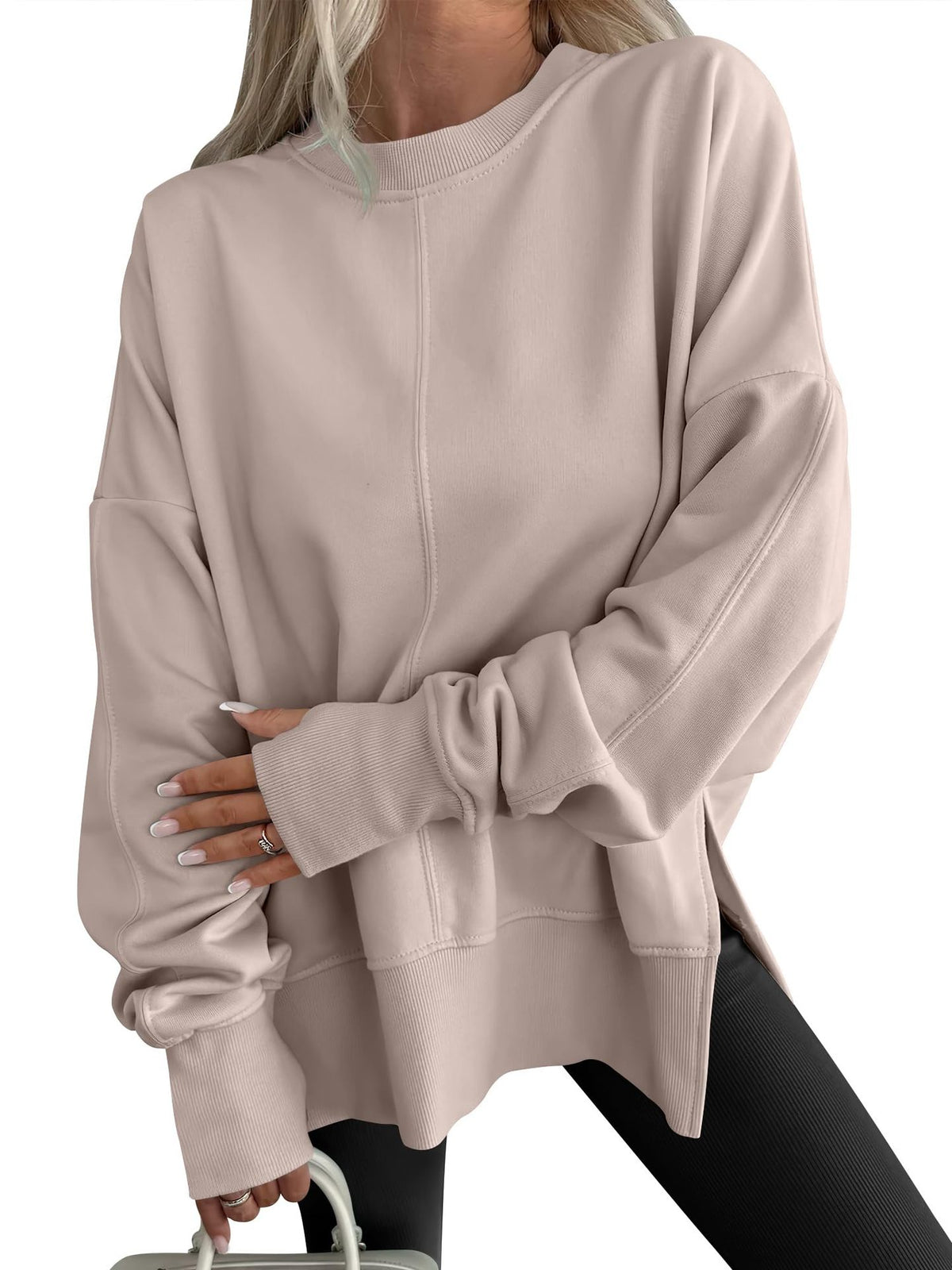 Pull Femme Basique En Maille Tricotée