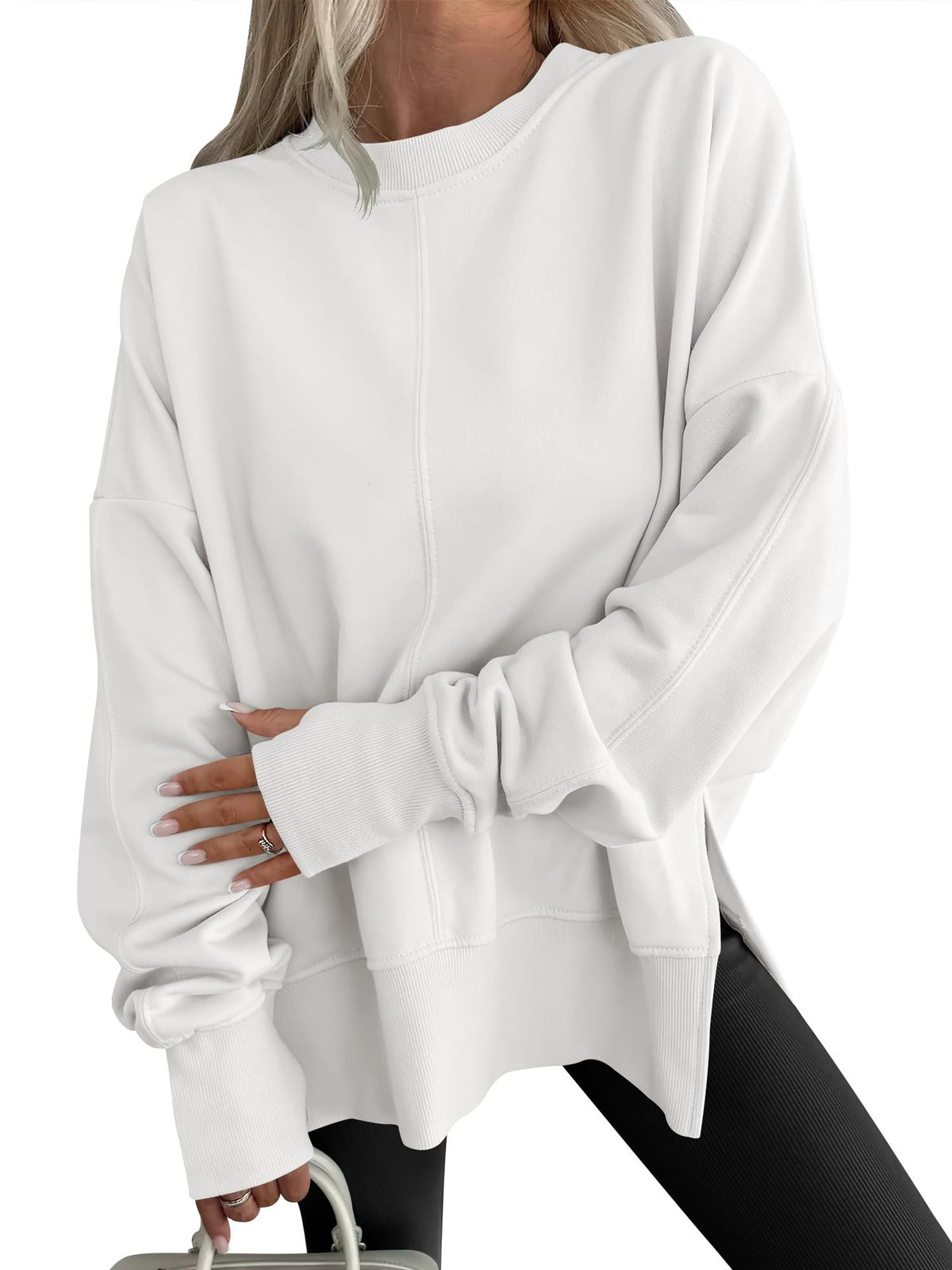 Pull Femme Basique En Maille Tricotée