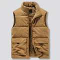 Gilet Sans Manches Homme Chaud – Col Montant