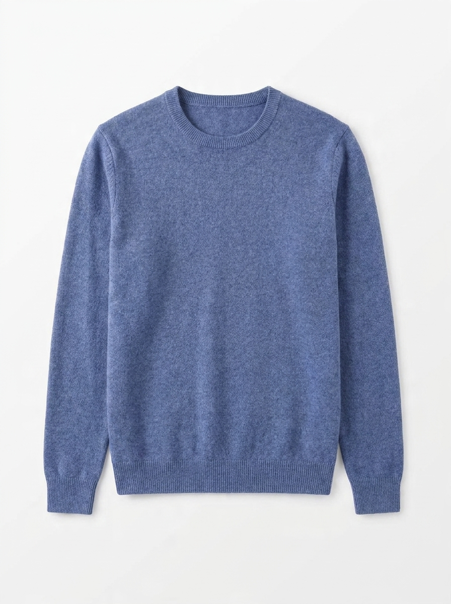 Pull Homme En Maille Fine – Col Rond