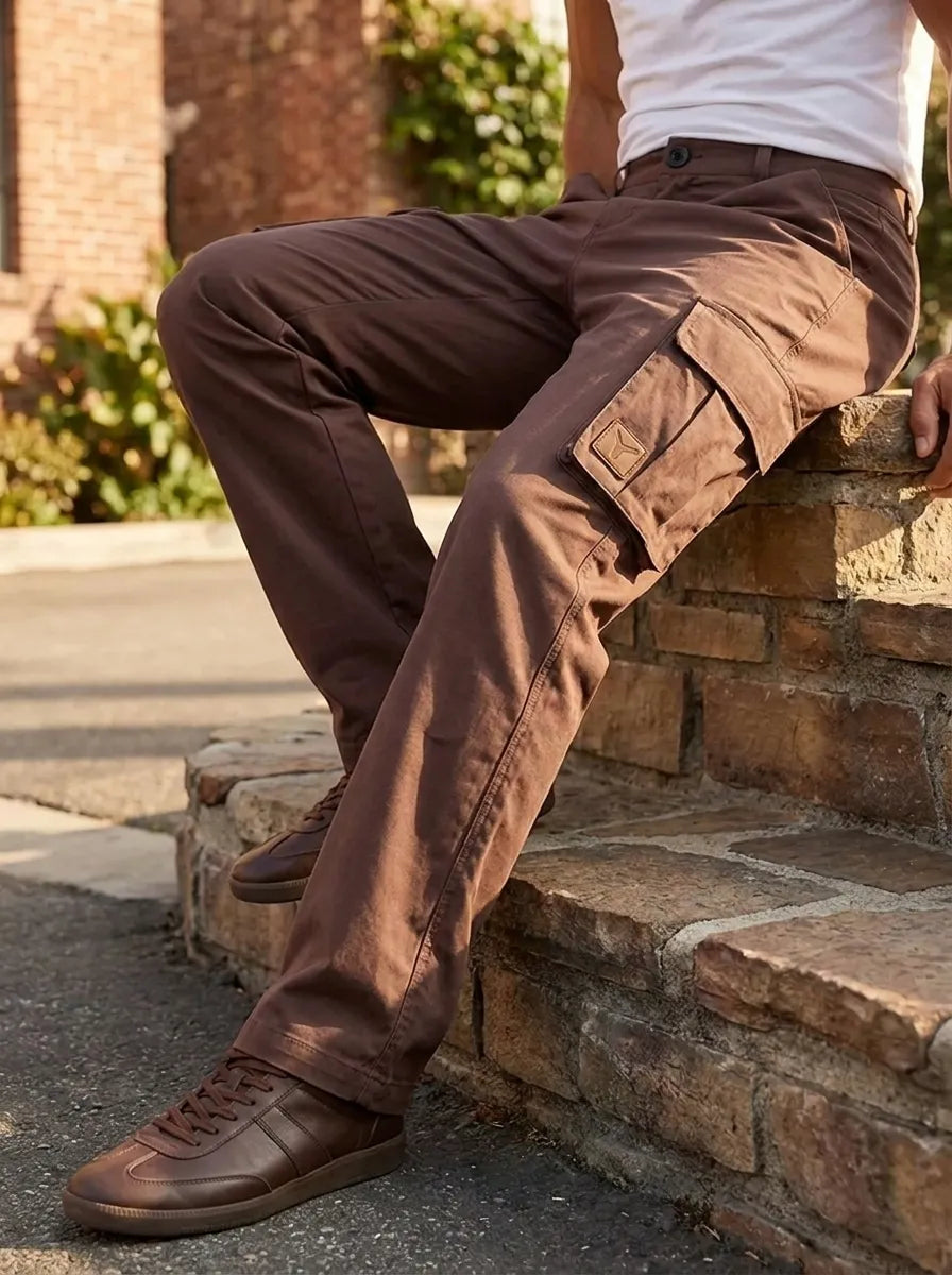 Pantalon Cargo Homme Doublé Polaire