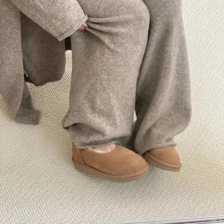 Mocassins Femme Fourrés – Fausse Fourrure