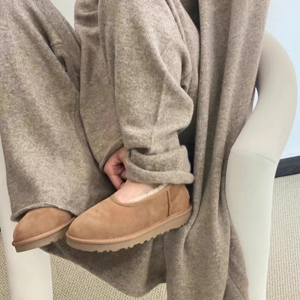 Mocassins Femme Fourrés – Fausse Fourrure