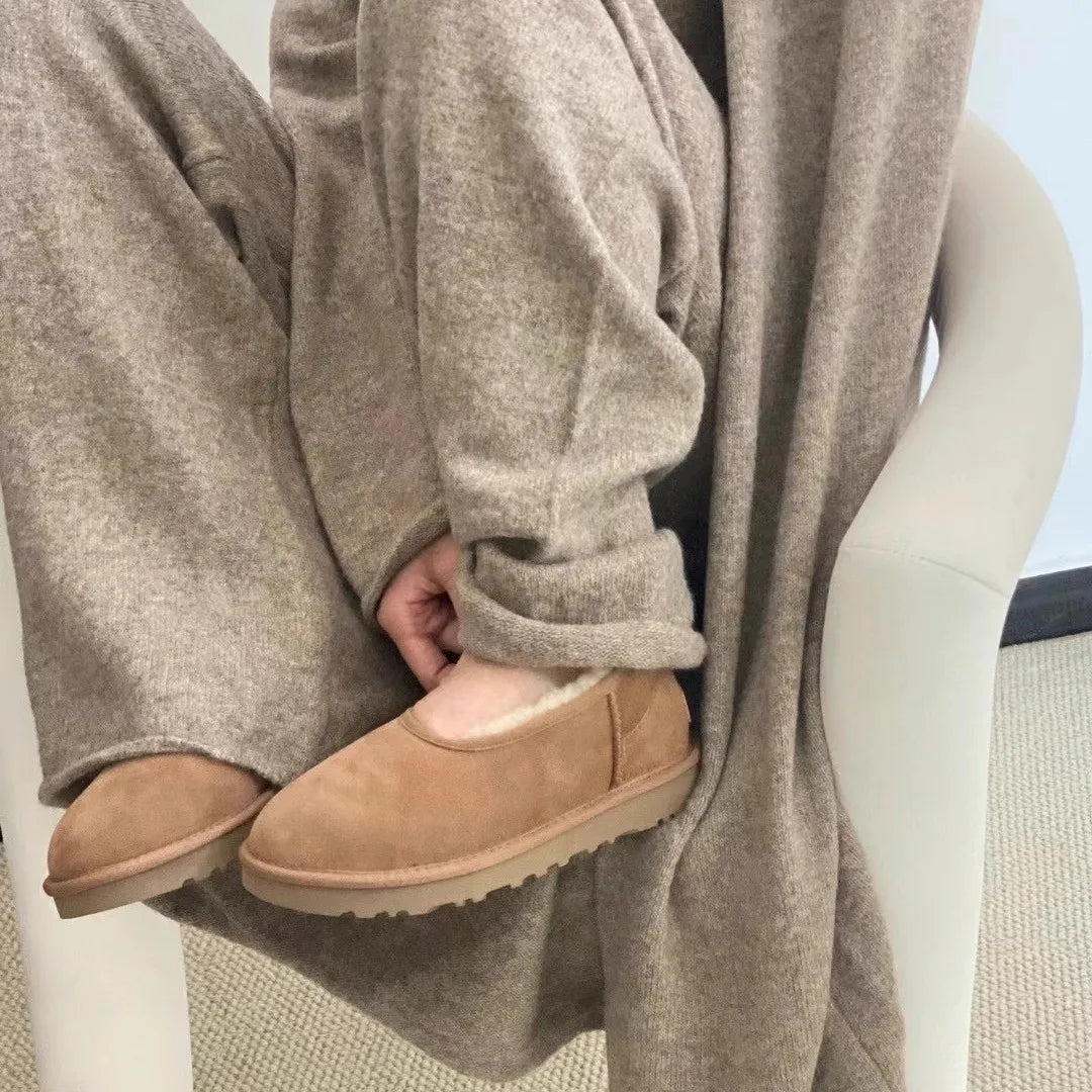 Mocassins Femme Fourrés – Fausse Fourrure