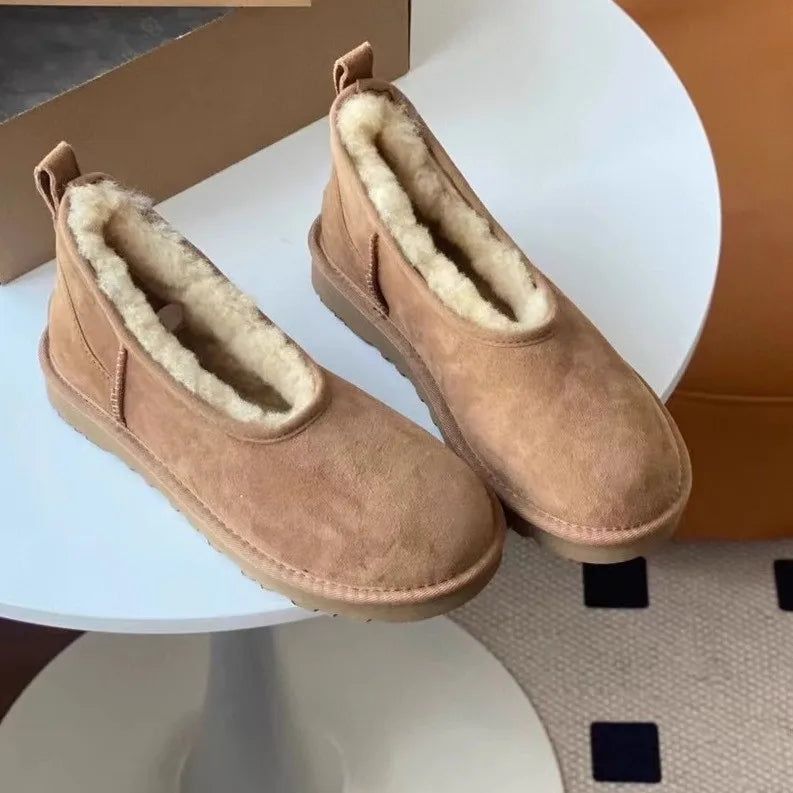 Mocassins Femme Fourrés – Fausse Fourrure