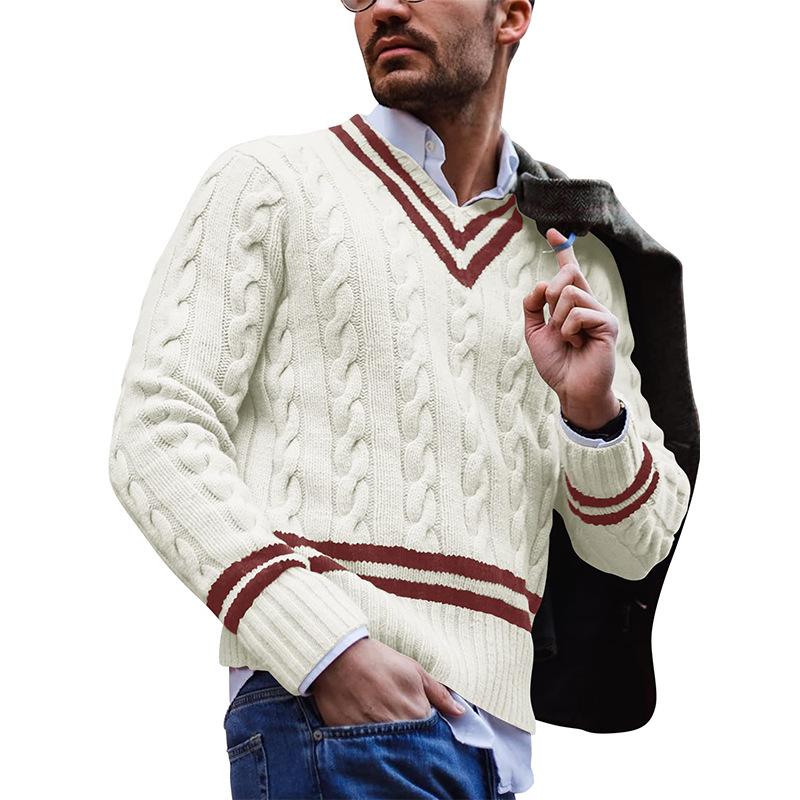 Pull Homme En Maille Fine