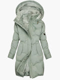 Parka Longue Femme – Capuche Fausse Fourrure