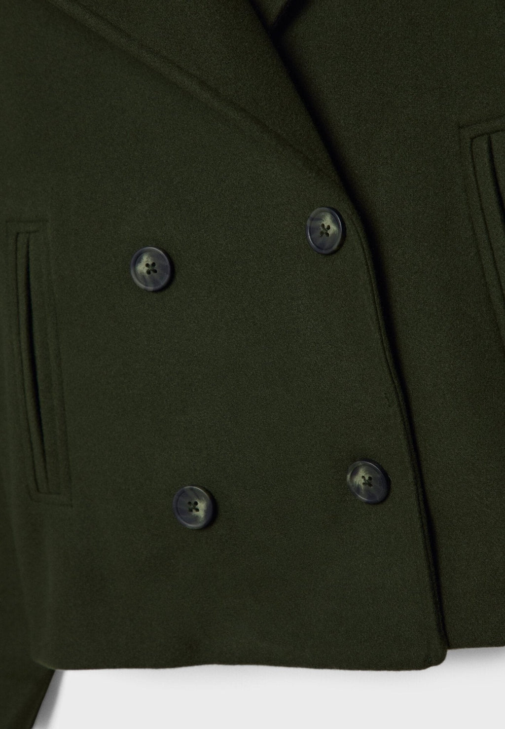 Veste Courte Croisée Femme – Col Revers