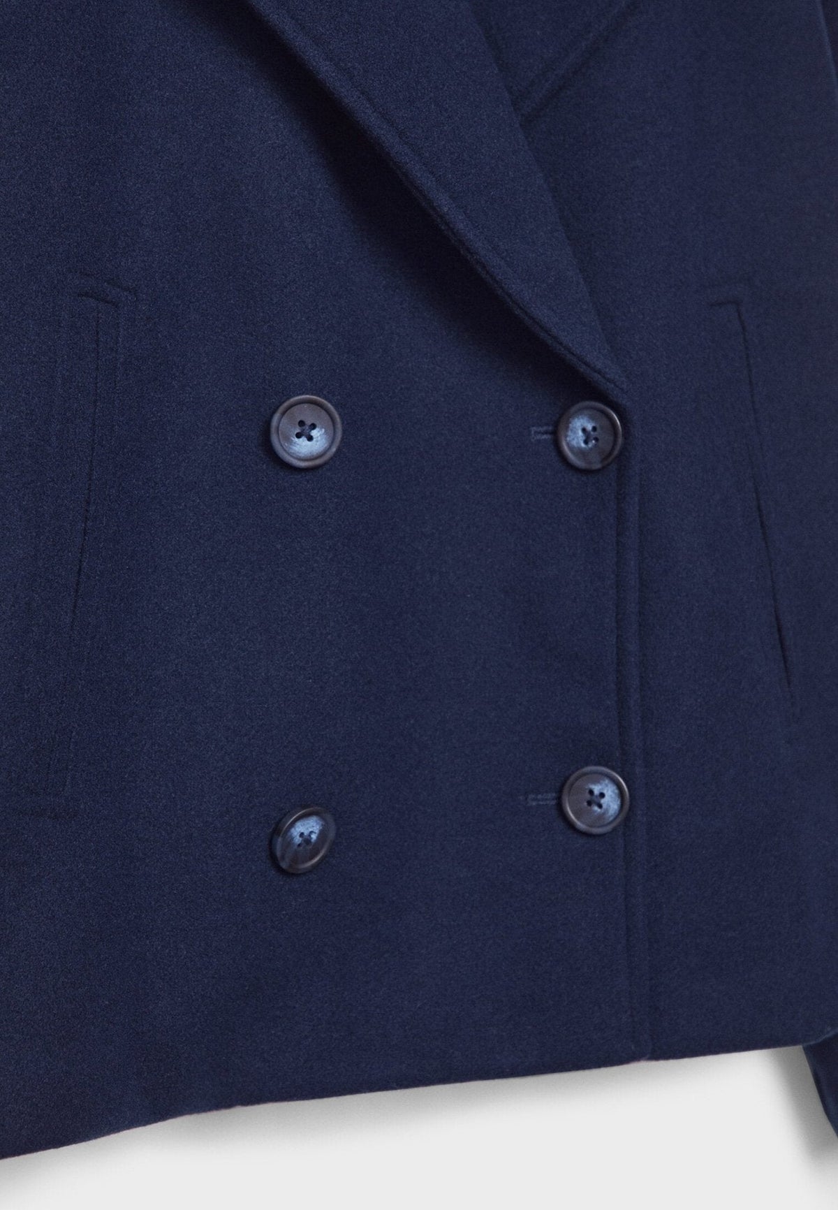 Veste Courte Croisée Femme – Col Revers