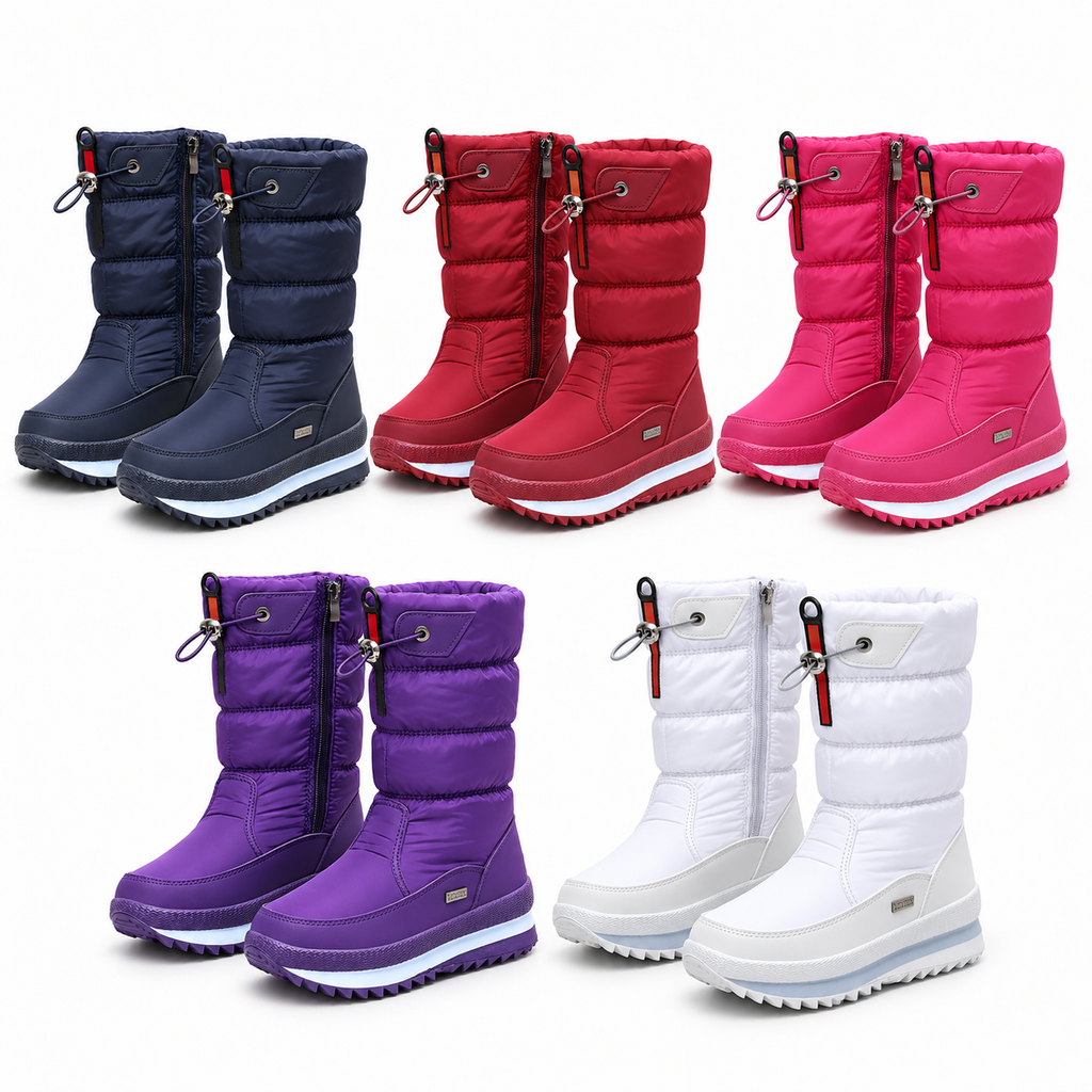 Bottes D'Hiver Femme Doublées – Mi-Mollet